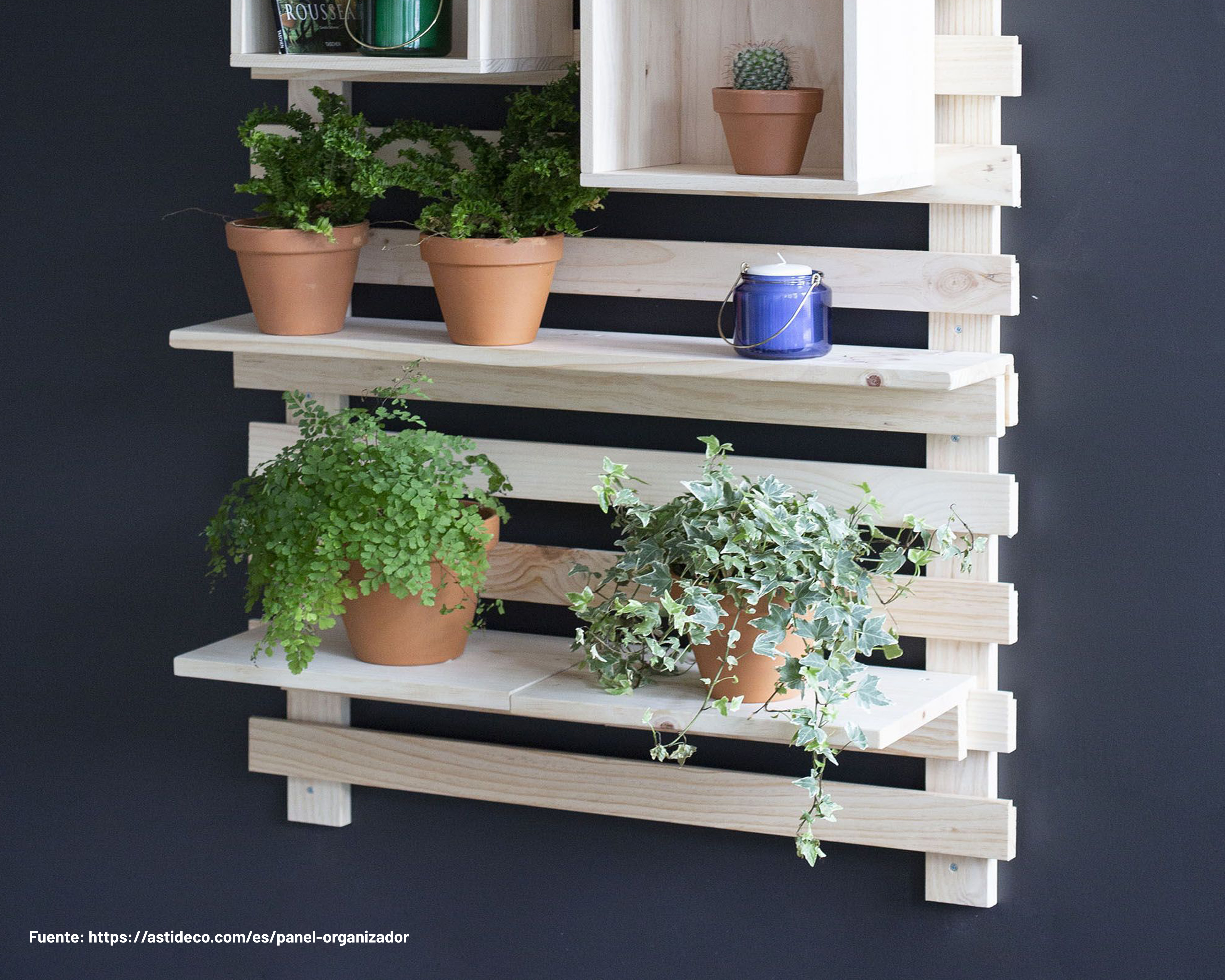 Jardín vertical DIY para tu balcón o terraza
